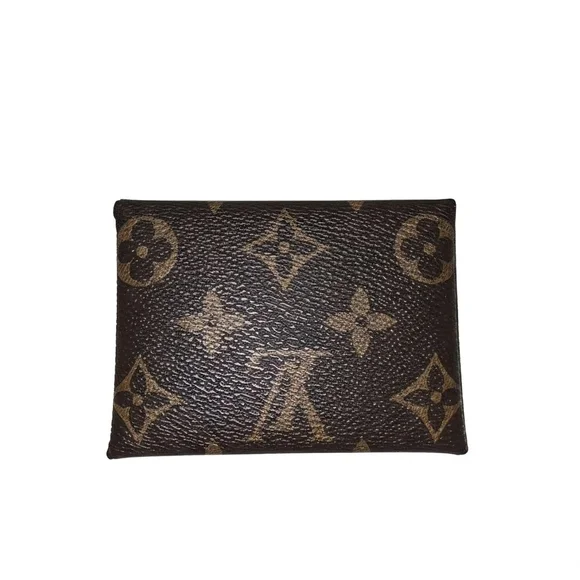 Louis Vuitton Brown and Tan Monogram Card Holder - Picture 2 of 6